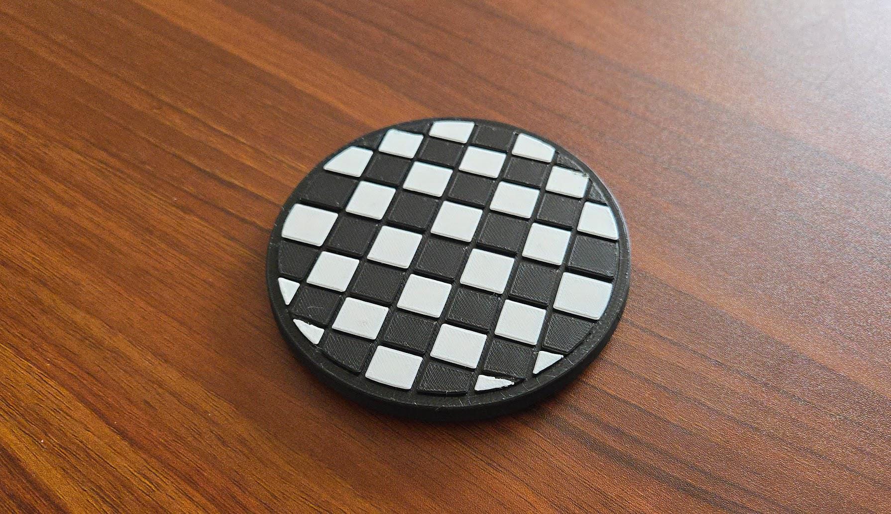 Checkered Flag Coaster Set w/ Holder