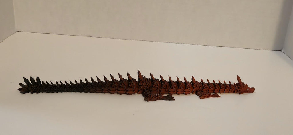 Articulated Flexi Dragon Figure | 14" Dragon Fidget Toy | 3 Colors!