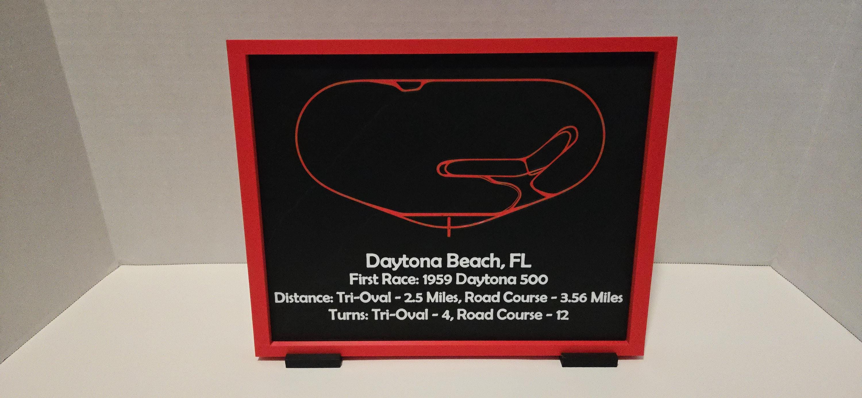 Custom Race Track Outline Sign | NASCAR, F1, IndyCar Tracks