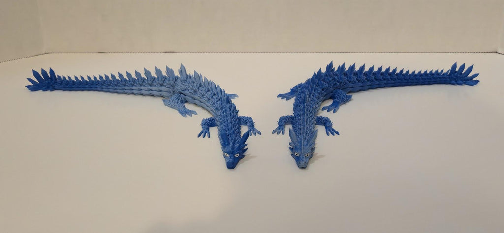 Articulated Flexi Dragon Figure | 14" Dragon Fidget Toy | 3 Colors!