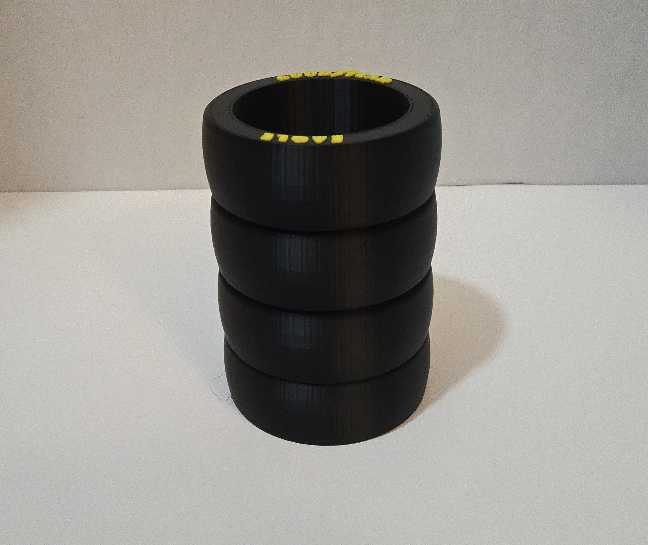 NASCAR Goodyear Tire Stack 12oz Can Holder / Pencil Holder