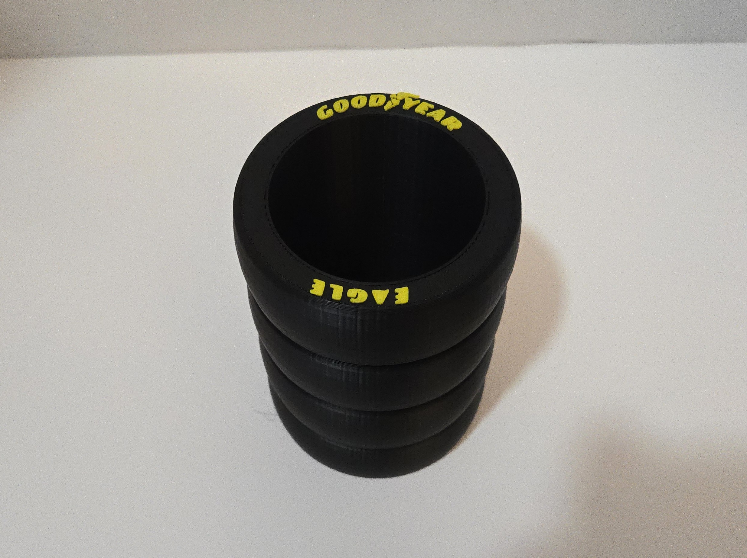 NASCAR Goodyear Tire Stack 12oz Can Holder / Pencil Holder - Image 3